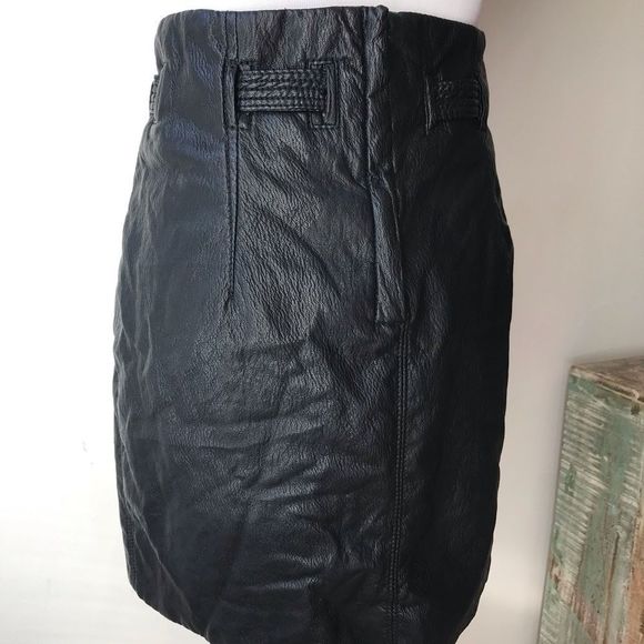 NWOT Free People Faux Leather Payton Miniskirt - Picture 9 of 12